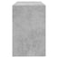 skrivebord 101x50x76,5 cm konstrueret træ betongrå