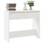 konsolbord 89x41x76,5 cm konstrueret træ hvid
