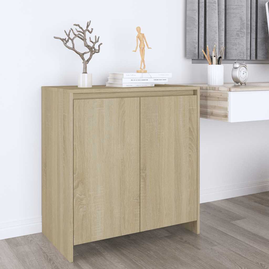 skænk 70x41x75 cm konstrueret træ sonoma-eg