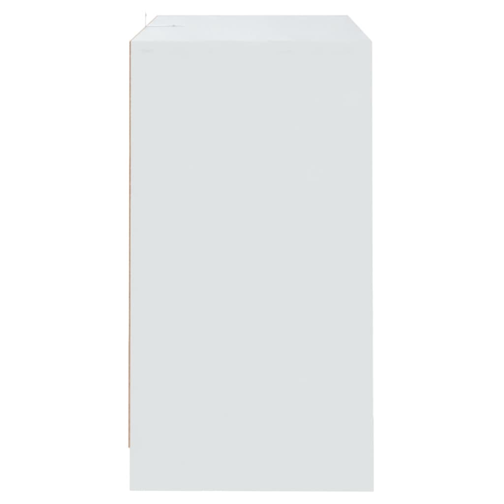skænk 70x41x75 cm konstrueret træ hvid