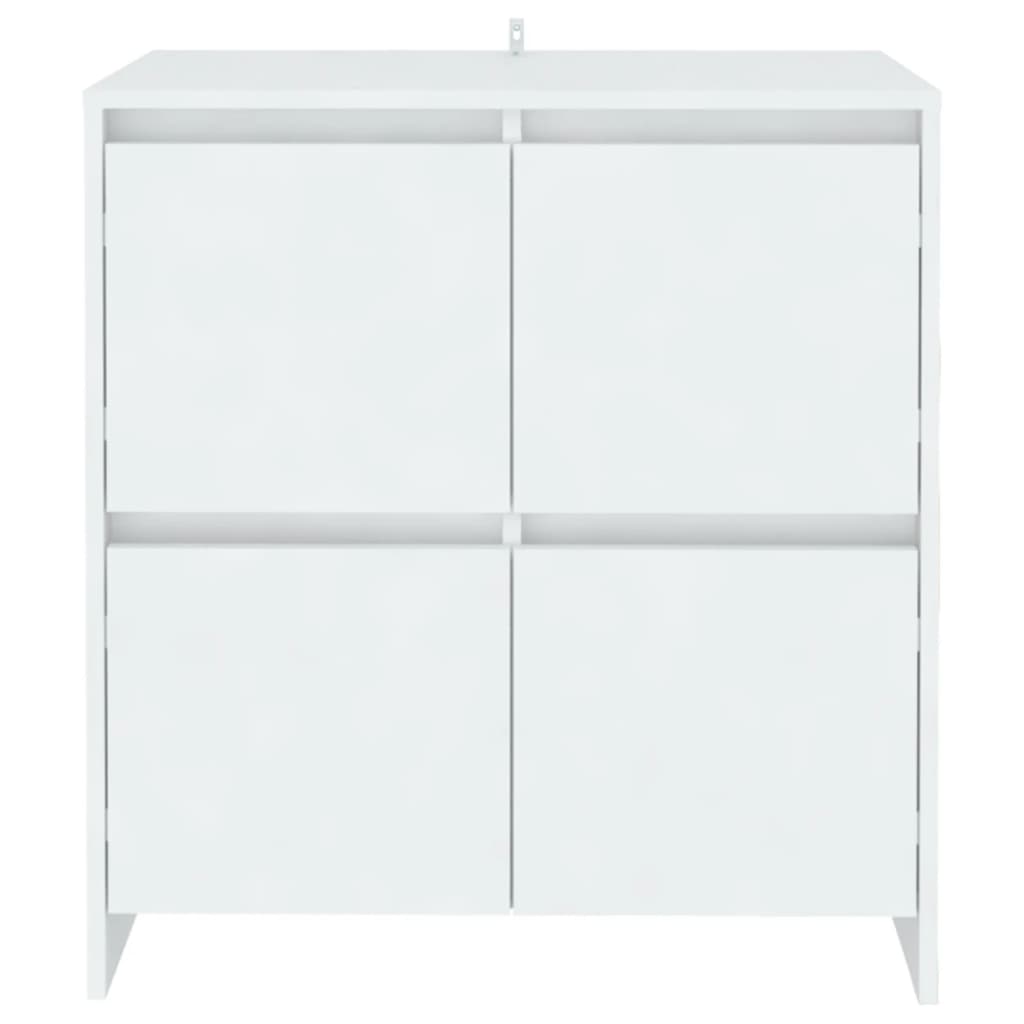 skænk 70x41x75 cm konstrueret træ hvid