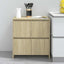 skænk 70x41x75 cm konstrueret træ sonoma-eg