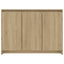 skænk 102x33x75 cm konstrueret træ sonoma-eg