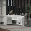 tv-bord 102x37,5x52,5 cm konstrueret træ hvid