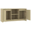 tv-bord 102x37,5x52,5 cm konstrueret træ sonoma-eg