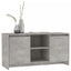 tv-bord 102x37,5x52,5 cm konstrueret træ betongrå