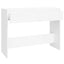 konsolbord 100x35x76,5 cm konstrueret træ hvid