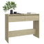 konsolbord 100x35x76,5 cm konstrueret træ sonoma-eg