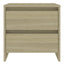 sengebord 45x34,5x44,5 cm konstrueret træ sonoma-eg