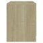 sengeborde 2 stk. 45x34,5x44,5 cm konstrueret træ Sonoma-eg