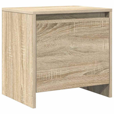 sengebord 45x34x44,5 cm konstrueret træ sonoma-eg
