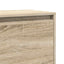 sengebord 45x34x44,5 cm konstrueret træ sonoma-eg