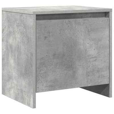 sengebord 45x34,5x44,5 cm konstrueret træ betongrå