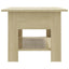 sofabord 102x55x42 cm konstrueret træ sonoma-eg