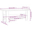 sofabord 102x55x42 cm konstrueret træ sonoma-eg