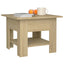 sofabord 55x55x42 cm konstrueret træ sonoma-eg