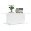 sofabord 102x55,5x40 cm konstrueret træ hvid