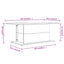 sofabord 102x55,5x40 cm konstrueret træ hvid