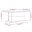 sofabord 102x55,5x40 cm konstrueret træ sort