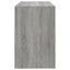 skrivebord 101x50x76,5 cm konstrueret træ grå sonoma-eg