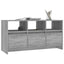tv-bord 102x37,5x52,5 cm konstrueret træ grå sonoma-eg