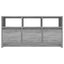 tv-bord 102x37,5x52,5 cm konstrueret træ grå sonoma-eg