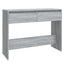 konsolbord 100x35x76,5 cm konstrueret træ grå sonoma-eg