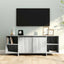 tv-skab 130x35x50 cm konstrueret træ grå sonoma-eg
