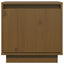 sengeborde 2 stk. 40x30x40 cm massivt fyrretræ gyldenbrun