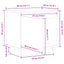 sengeborde 2 stk. 40x30x40 cm massivt fyrretræ gyldenbrun