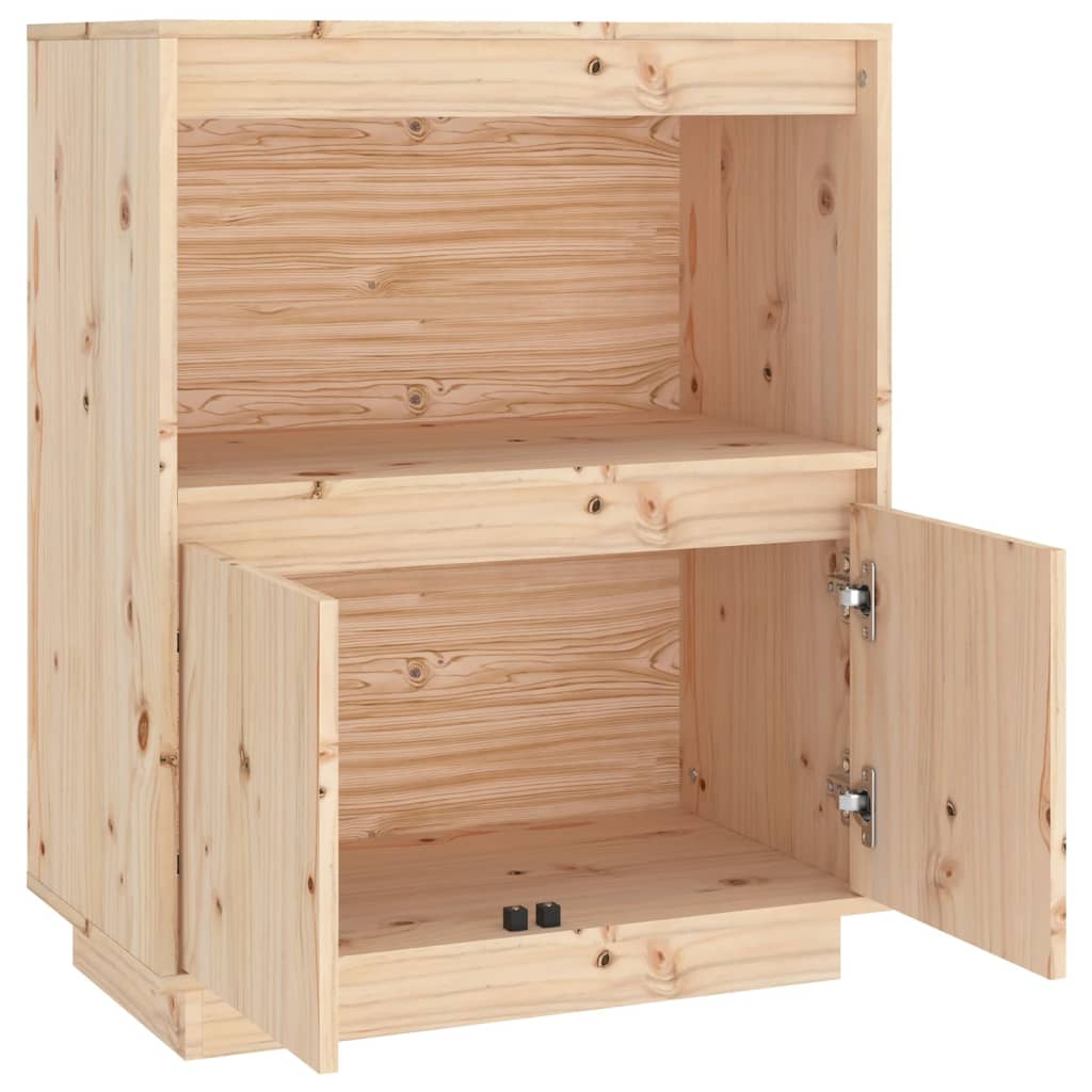 skænk 60x34x75 cm massivt fyrretræ