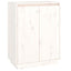 skoreol 60x35x80 cm massivt fyrretræ hvid