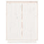 skoreol 60x35x80 cm massivt fyrretræ hvid