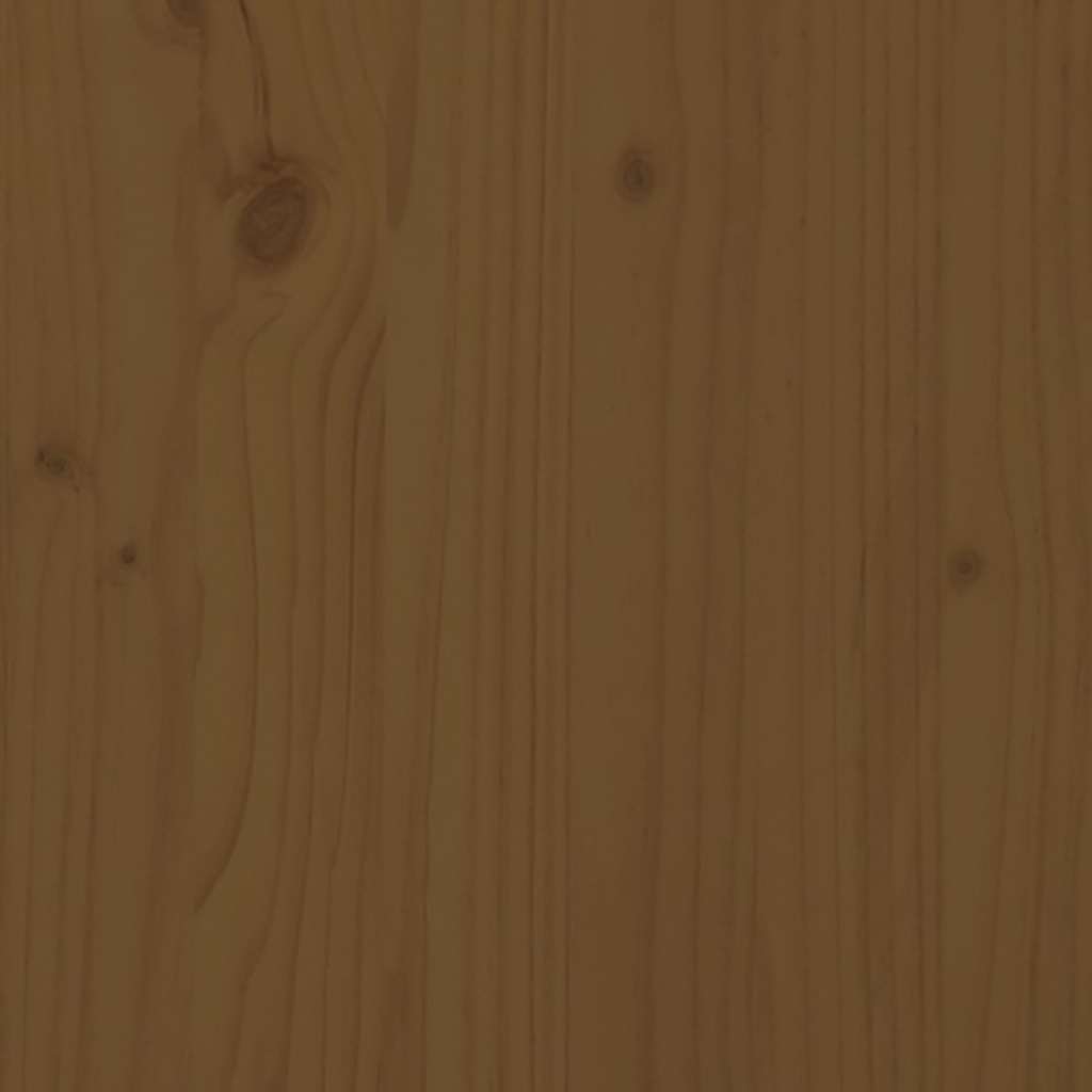 skoreol 110x34x45 cm massivt fyrretræ gyldenbrun