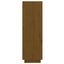 skoreol 60x34x105 cm massivt fyrretræ gyldenbrun