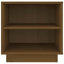 sengeborde 2 stk. 40x34x40 cm massivt fyrretræ gyldenbrun