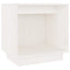 sengebord 40x30x40 cm massivt fyrretræ hvid