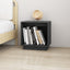 sengeborde 2 stk. 40x30x40 cm massivt fyrretræ sort