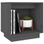 sengeborde 2 stk. 40x30x40 cm massivt fyrretræ sort
