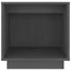 sengeborde 2 stk. 40x30x40 cm massivt fyrretræ sort