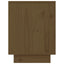 sengeborde 2 stk. 40x30x40 cm massivt fyrretræ gyldenbrun