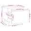 sengeborde 2 stk. 35x34x32 cm massivt fyrretræ