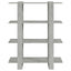 bogreol/rumdeler 100x30x123,5 cm betongrå