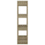 bogreol/rumdeler 80x30x123,5 cm sonoma-eg
