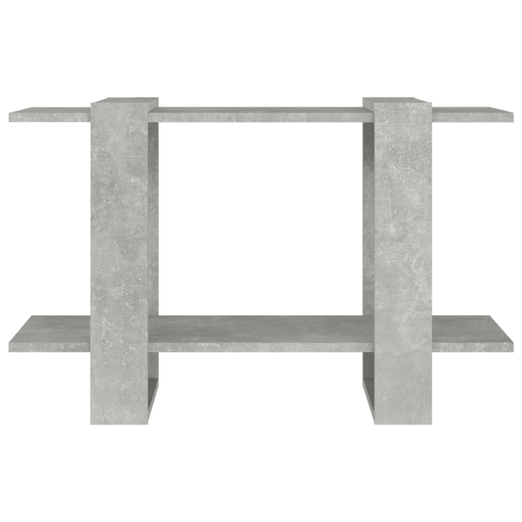 bogreol/rumdeler 80x30x51 cm betongrå