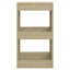 bogreol/rumdeler 40x30x72 cm sonoma-eg