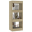 bogreol/rumdeler 40x30x103 cm konstrueret træ sonoma-eg