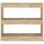 bogreol/rumdeler 80x30x72 cm sonoma-eg