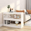 bogreol/rumdeler 100x30x72 cm hvid