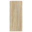 bogreol/rumdeler 100x30x72 cm sonoma-eg